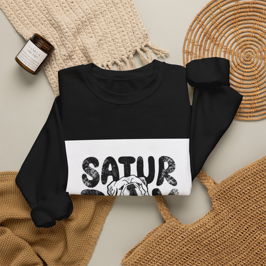 Saturday in Athens Bulldog Crewneck Sweatshirt