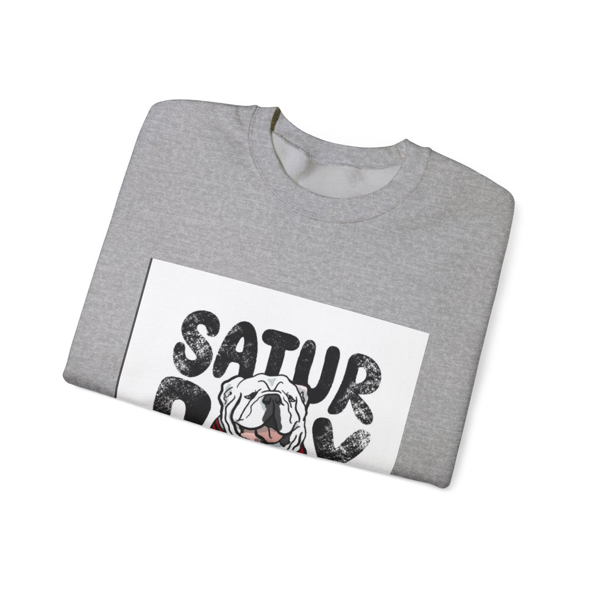 Saturday in Athens Bulldog Crewneck Sweatshirt