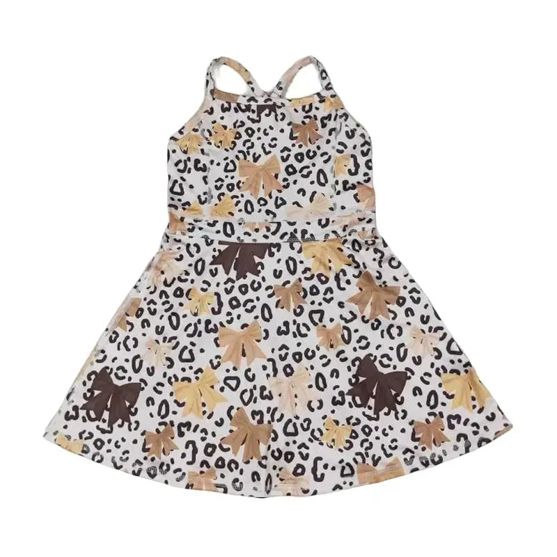 Athletic Leopard Toddler/Girls Sports Dress