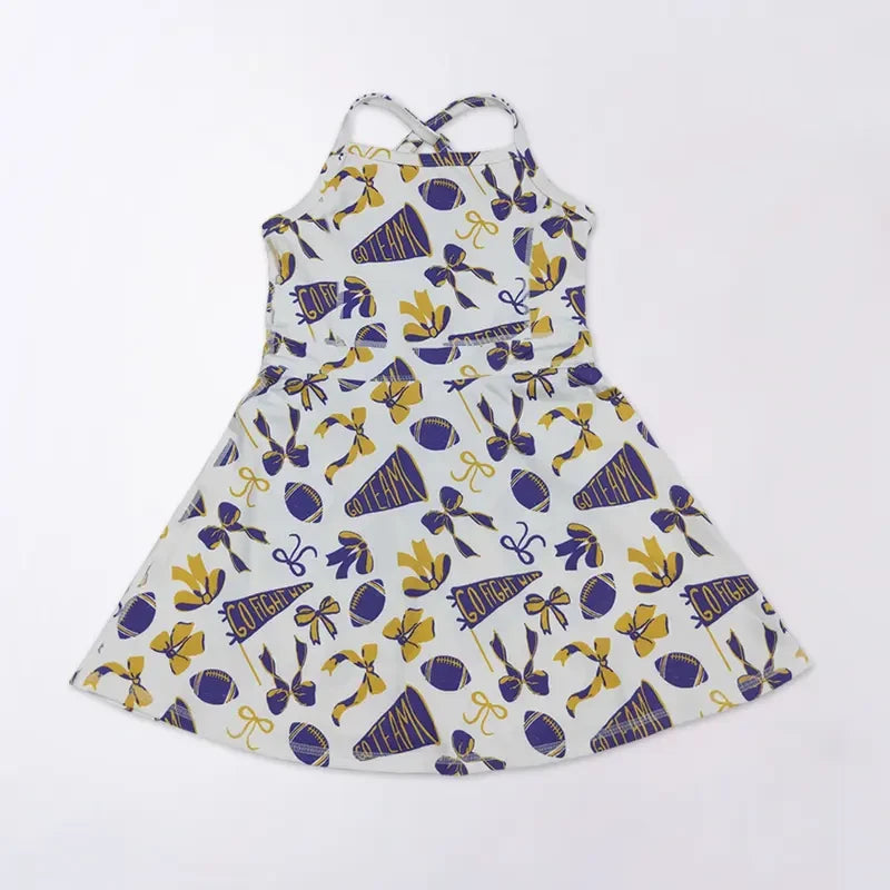 Athletic Leopard Toddler/Girls Sports Dress
