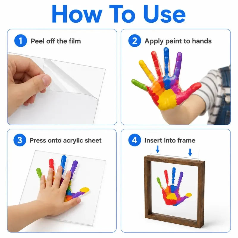 DIY Family Handprint Frame Kit