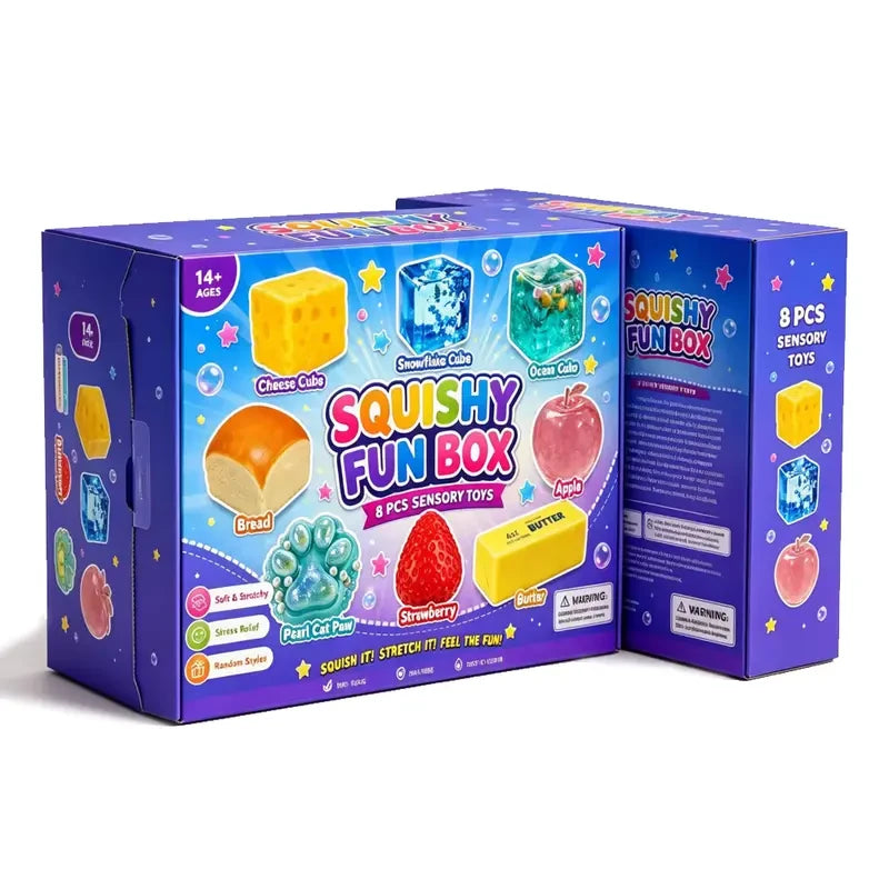 8 piece squishy set