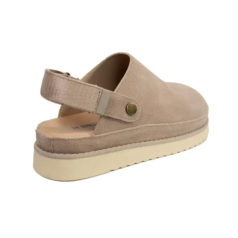 Faux Fur Platform Mules
