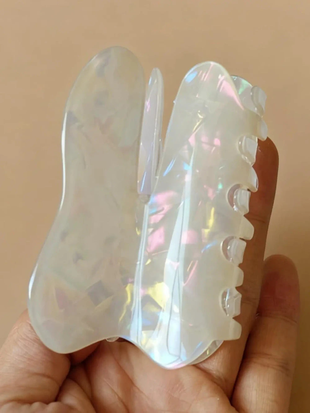 Tooth Acetate Hair Claw Clip