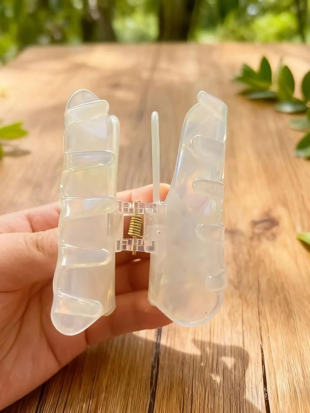 Tooth Acetate Hair Claw Clip