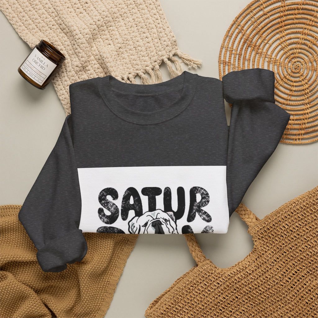 Saturday in Athens Bulldog Crewneck Sweatshirt