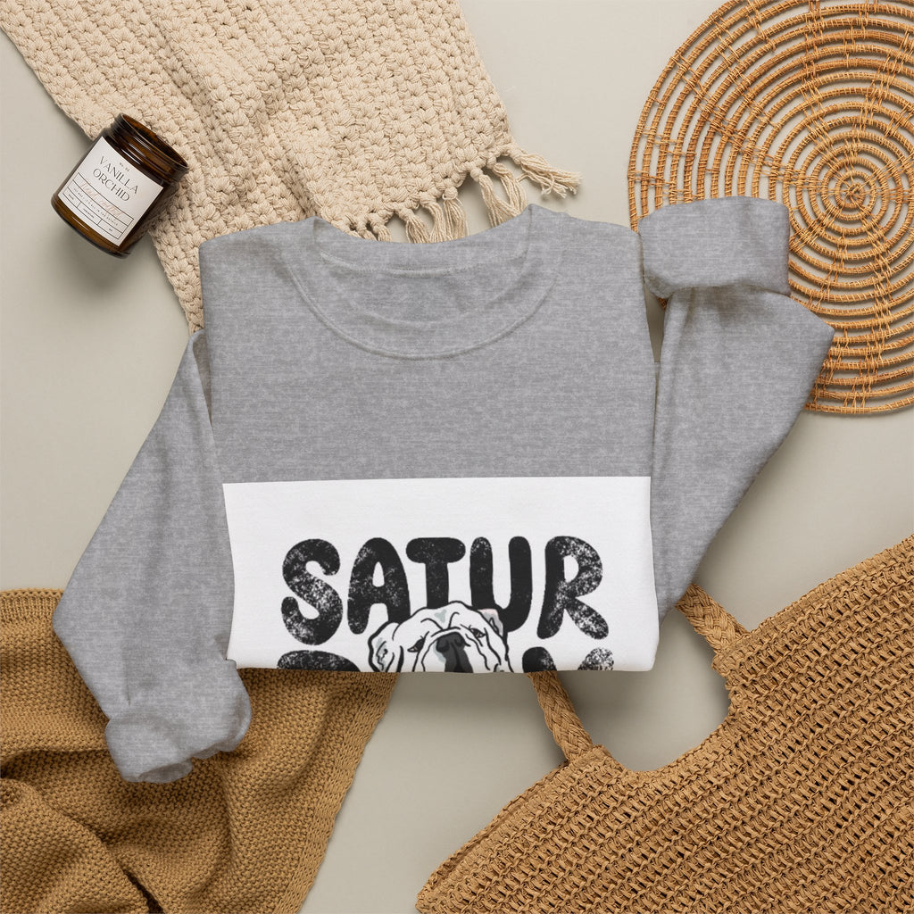 Saturday in Athens Bulldog Crewneck Sweatshirt