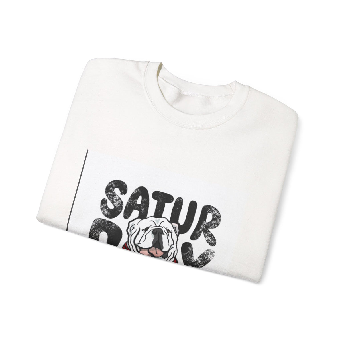 Saturday in Athens Bulldog Crewneck Sweatshirt